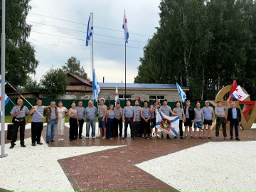 26 июля на Аллее славы с размахом прошло торжественное мероприятие «Андреевский стяг над Юрлой».